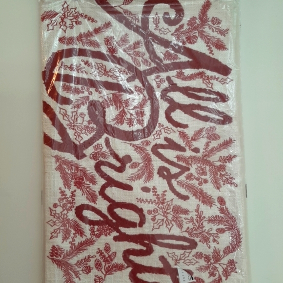 Pottery Barn All is Bright Embroidered Lumbar Pillow Cover 16" x 26" - Picture 7 of 12